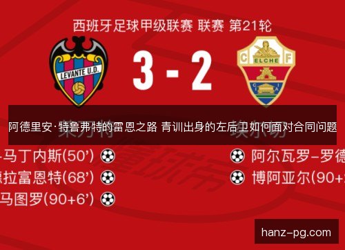阿德里安·特鲁弗特的雷恩之路 青训出身的左后卫如何面对合同问题